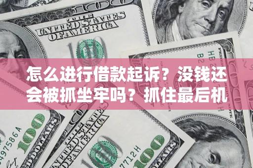 北京怎么进行借款起诉？没钱还会被抓坐牢吗？抓住最后机会！