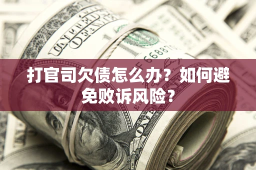 北京打官司欠债怎么办？如何避免败诉风险？