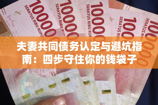 北京夫妻共同债务认定与避坑指南：四步守住你的钱袋子