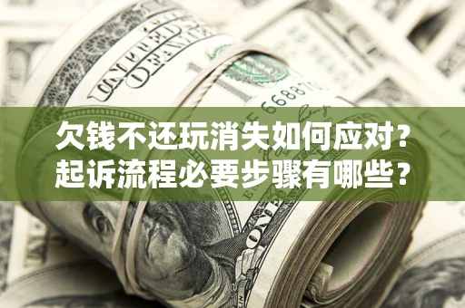 北京欠钱不还玩消失如何应对？起诉流程必要步骤有哪些？